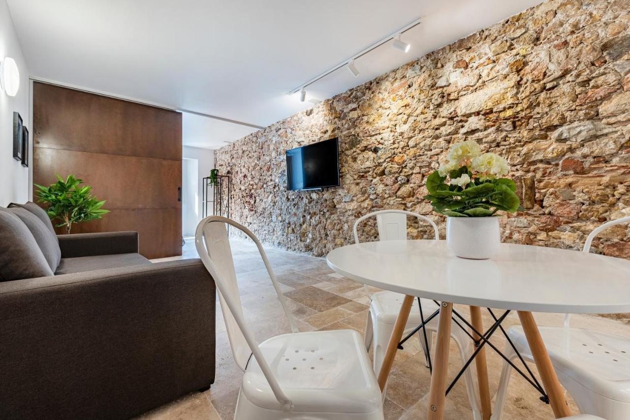 Stone Wall Apartment En Barri Port Maritim Tarragona Bagian luar foto