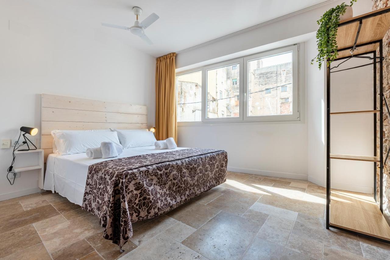 Stone Wall Apartment En Barri Port Maritim Tarragona Bagian luar foto